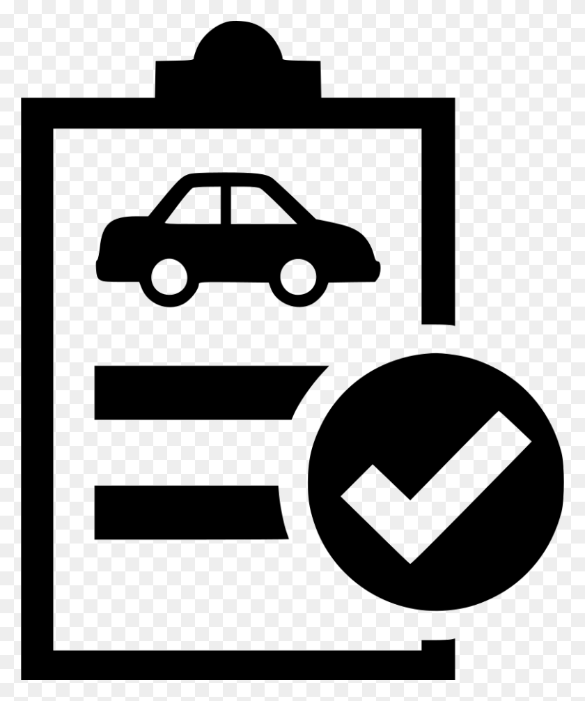 808x980 Test Inspection Technical Review Approved Icon Car Inspection Icon, Stencil, Text, Symbol HD PNG Download