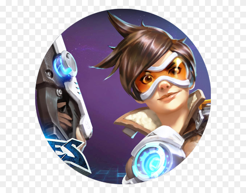 600x600 Tete Tracer Heroes Of The Storm, Overwatch, Persona, Humano Hd Png