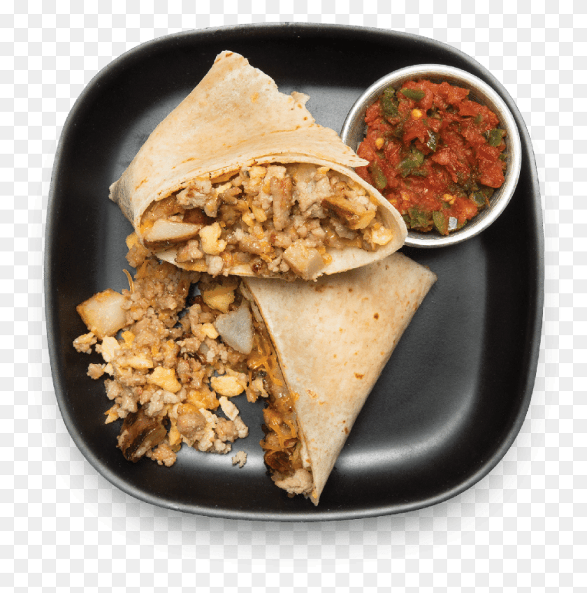 945x956 Tex Mex Breakfast Wrap Wrap Roti, Burrito, Food, Bread HD PNG Download