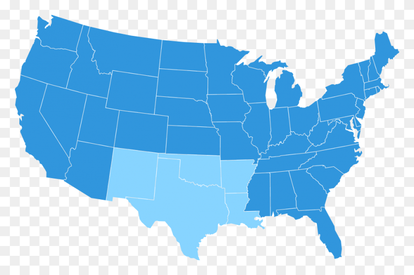 943x604 Техас Синяя Карта Соединенных Штатов, Природа, На Открытом Воздухе, Лед Png Скачать