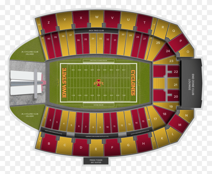 2344x1901 Texas Longhorns At Iowa State Football At Jack Trice Soccer Specific Stadium HD PNG Download