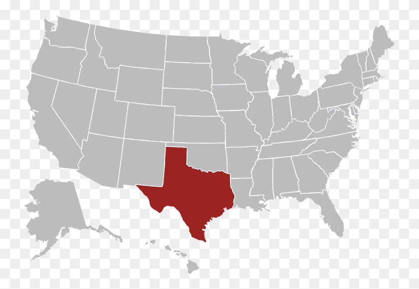 745x521 Descargar Png / Mapa De Texas, Biblioteca John F.