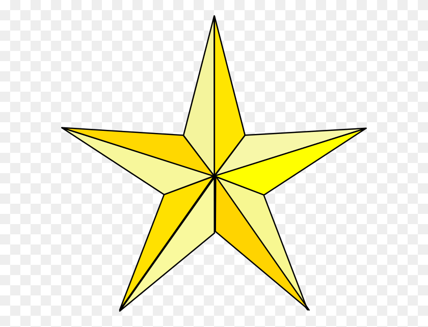 600x582 Texas Star Clip Art At Clker Transparent Background Golden Star, Star Symbol, Symbol, Airplane HD PNG Download