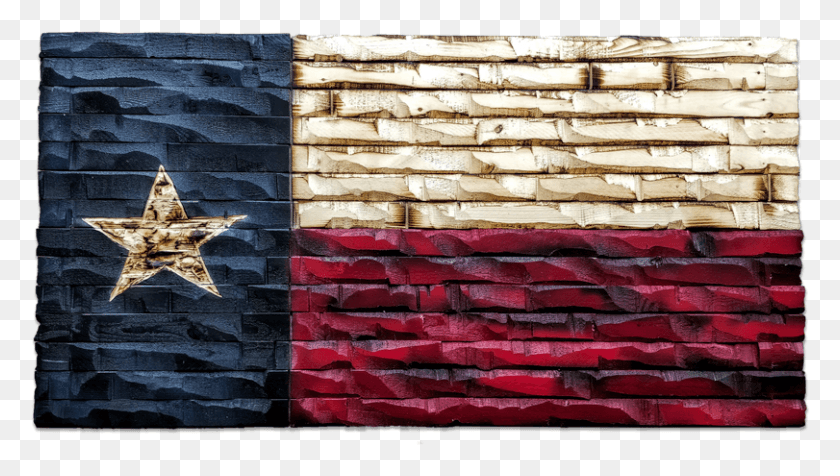 811x433 Texas State Flag Rustic Wood Decor Flag Of The United States, Brick, Slate, Collage HD PNG Download