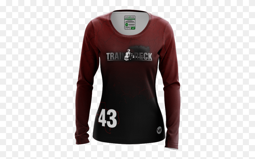 351x466 Texas State Trainwreck 2018 Dark Ls Jersey Savage Long Sleeve Muppet T Shirt, Clothing, Apparel, Long Sleeve HD PNG Download