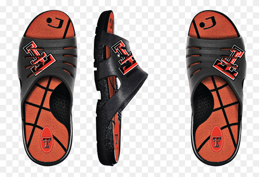 763x514 Texas Tech Red Raiders Basketball Slides Big Brother Canada 6 Competition Voodoo, Clothing, Apparel, Footwear HD PNG Download