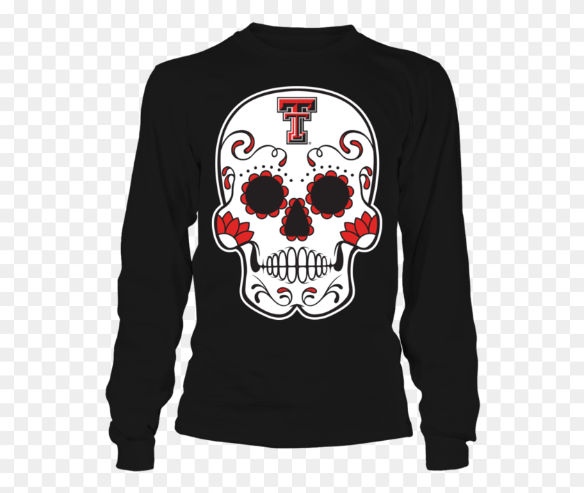 542x649 Texas Tech Red Raiders Sugar Skull Shirt It39S Always Sunny Trash Man Camiseta Png / Ropa Hd Png