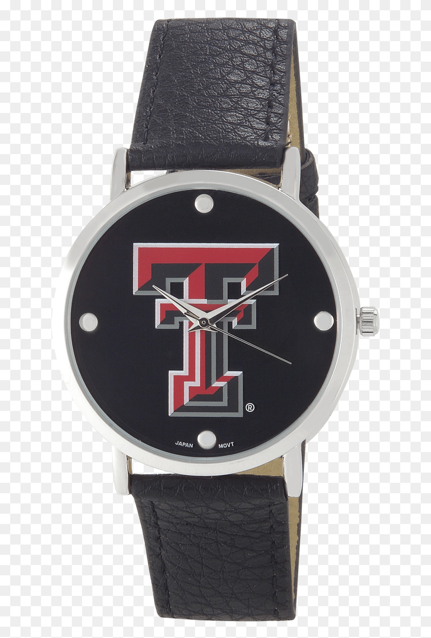 646x1182 Descargar Png / Reloj De Pulsera De Cuero Vegano De Texas Tech, Reloj De Pulsera, Torre Hd Png