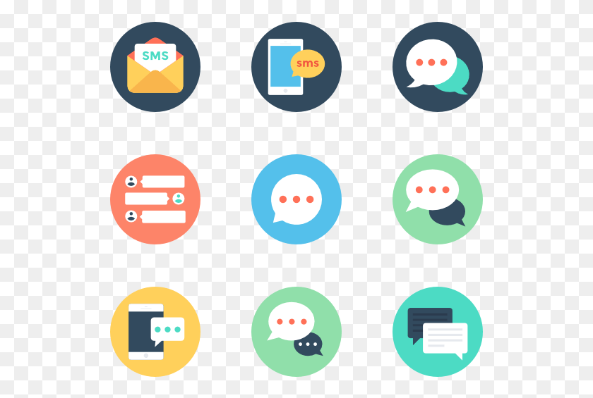 529x505 Text Messaging Text Message Icon, Symbol, Number, Bubble HD PNG Download