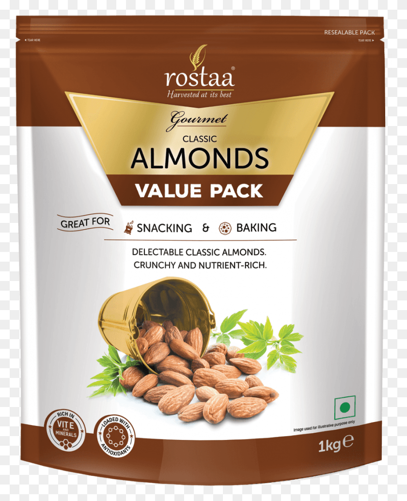 885x1106 Text Rostaa Almonds, Plant, Nut, Vegetable HD PNG Download