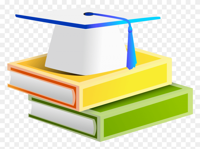 988x721 Textbook Clipart Graduation Cap Graduation, Box, Text, Furniture HD PNG Download