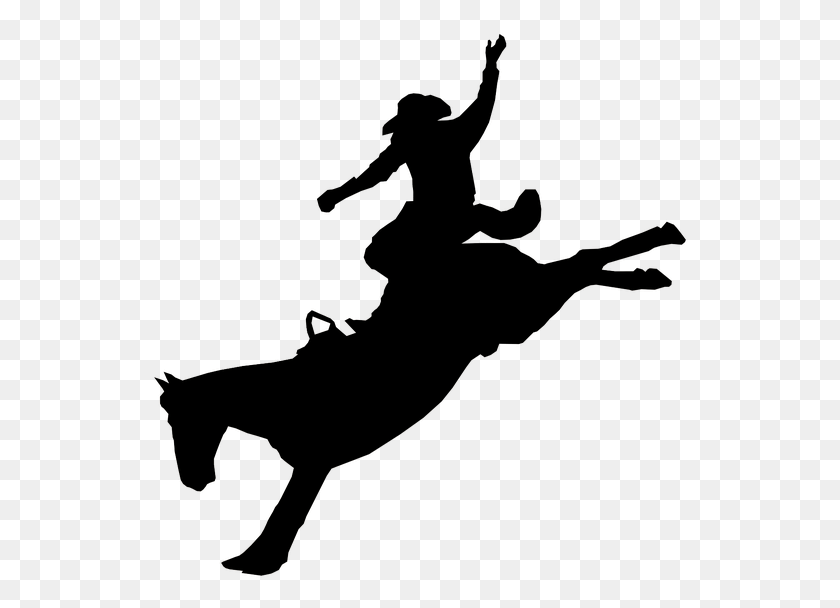 537x548 Texture Silhouette Rodeo Horse Jumper Mane Silhouette, Person, Human, People HD PNG Download