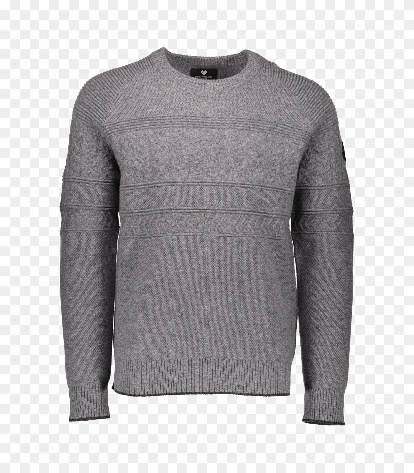 771x900 Textured Crewneck Sweater Sweater, Clothing, Apparel, Sleeve HD PNG Download