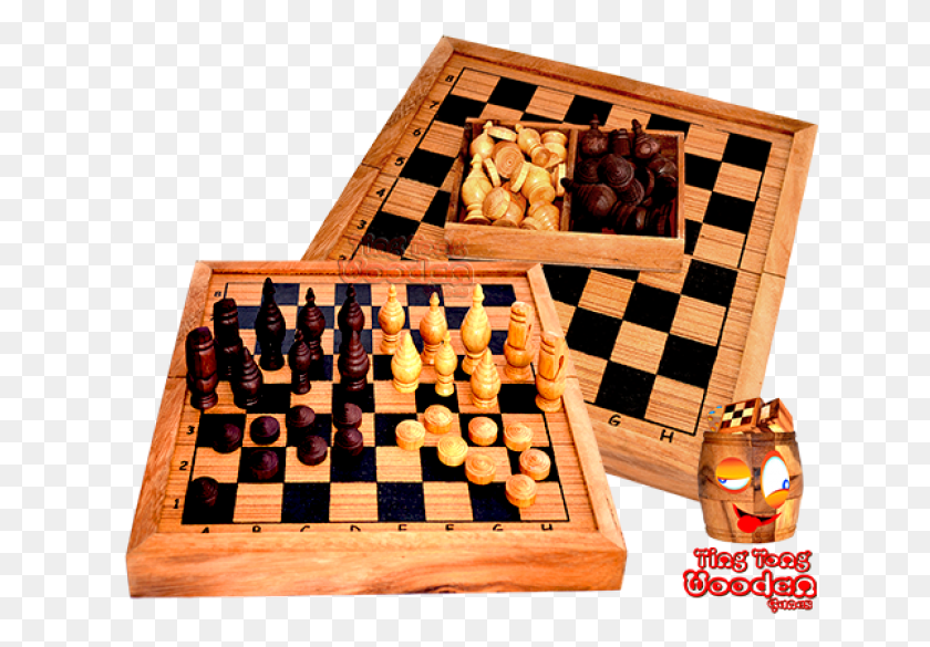 638x525 Thai Chess Game With Thai Wooden Chess Pieces Wooden Thai Chess Board HD PNG Download