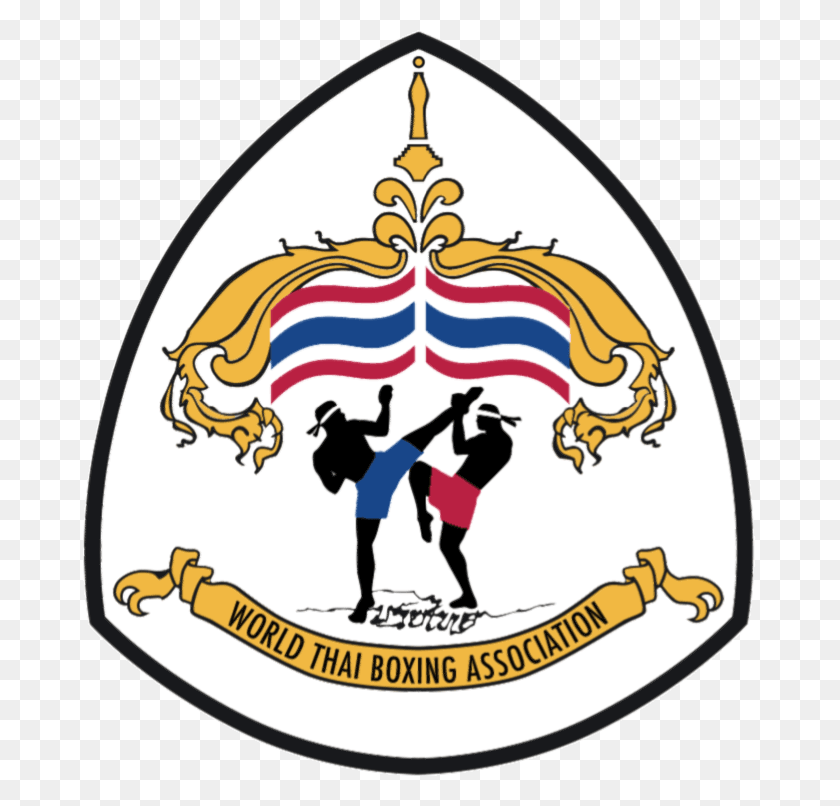 673x746 Thai Clip Kickboxing Thai Boxing Association Logo, Person, Human, Symbol HD PNG Download