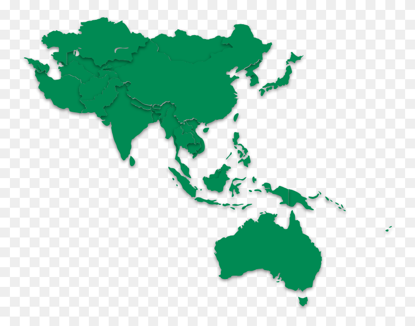 R Plot Map Asia Pacific Countries 