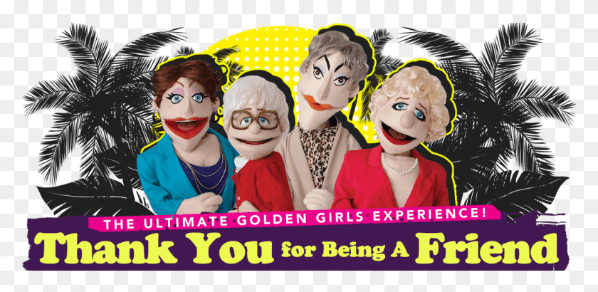 1090x490 Thank You For Being A Friend Show, Performer, Person, Human HD PNG Download