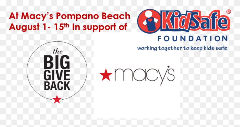 907x449 Thank You Macys 39s For Making Kidsafe Your Chosen, Text, Number, Symbol HD PNG Download