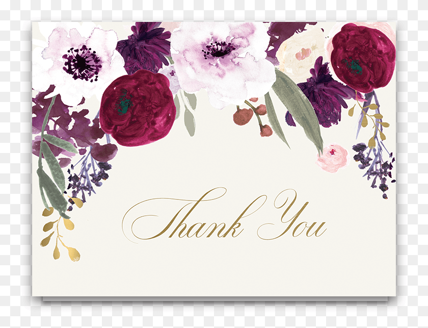 759x583 Thank You Watercolor Wedding Flowers, Graphics, Envelope HD PNG Download