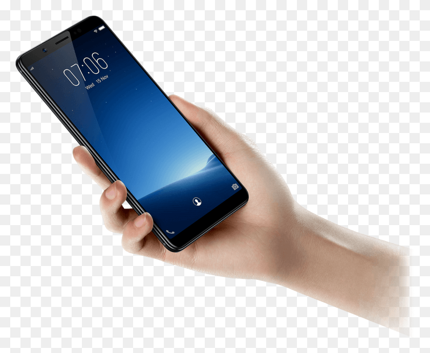 1213x981 Thanks To V739s Fullview Tm Display You Can Enjoy The Vivo V7 Full Screen, Mobile Phone, Phone, Electronics HD PNG Download