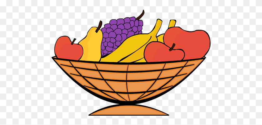 511x341 Thanksgiving Baskets Clipart Transparent Fruit Basket Clip Art, Plant, Bowl, Food HD PNG Download