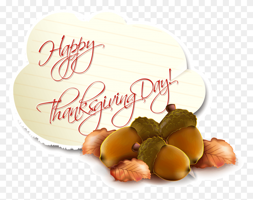 5412x4191 Thanksgiving Birthday Holiday Greeting Card Design Greeting, Plant, Produce, Food HD PNG Download