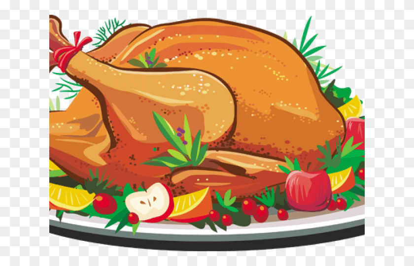 640x480 Thanksgiving Clipart Christmas Thanksgiving Turkey Dinner Clipart, Meal, Food, Supper HD PNG Download