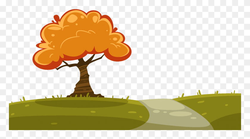 2299x1200 Thanksgiving Clipart Tree Clipart Tree In Autumn Cartoon, Plant, Outdoors, Nature HD PNG Download