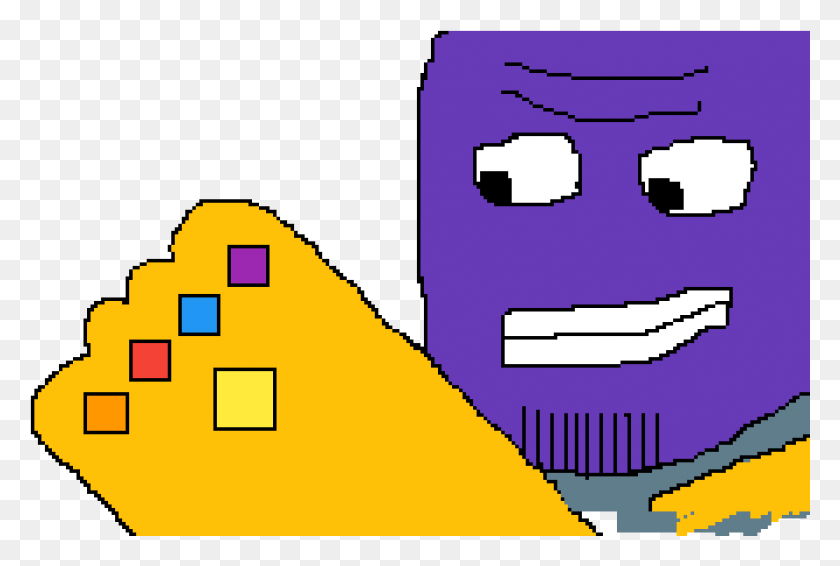 889x577 Descargar Png / Thanos And The Infinity Gauntlet, Pac Man, Graphics Hd Png