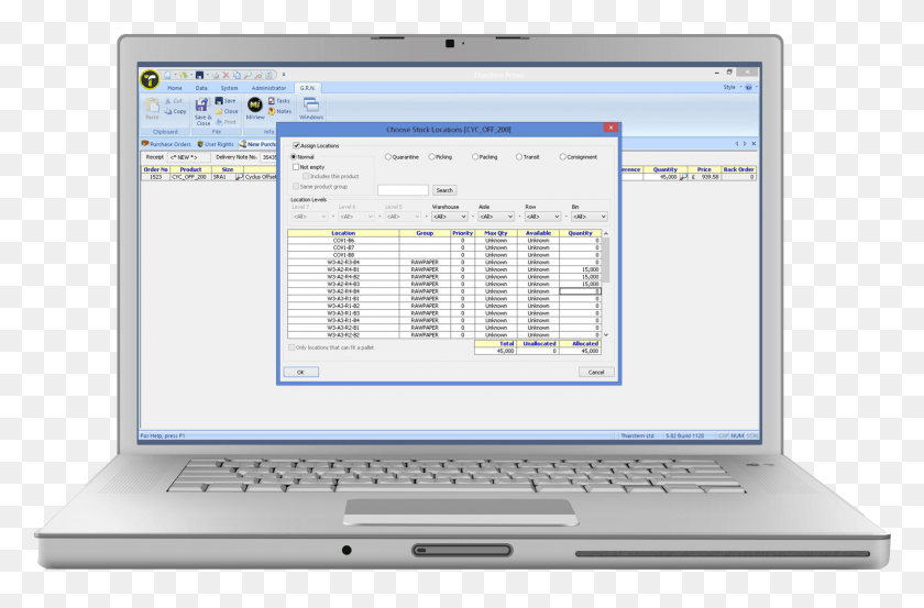 1588x1004 Нетбук, Ноутбук, Пк, Компьютер Tharstern Inventory Module Hd Png Скачать