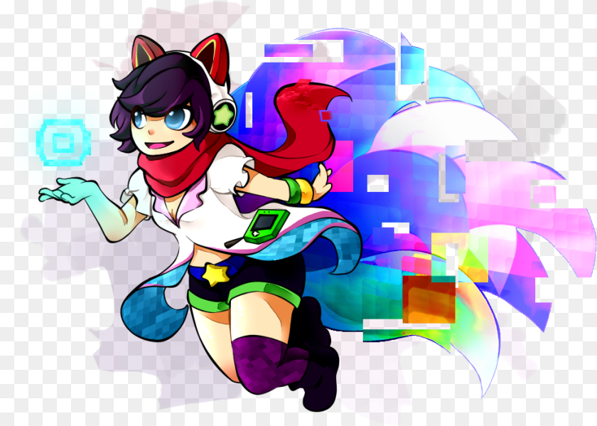 977x697 That Arcade Ahri Skin Be Lookin Fine Cartoon, Art, Graphics, Baby, Person PNG