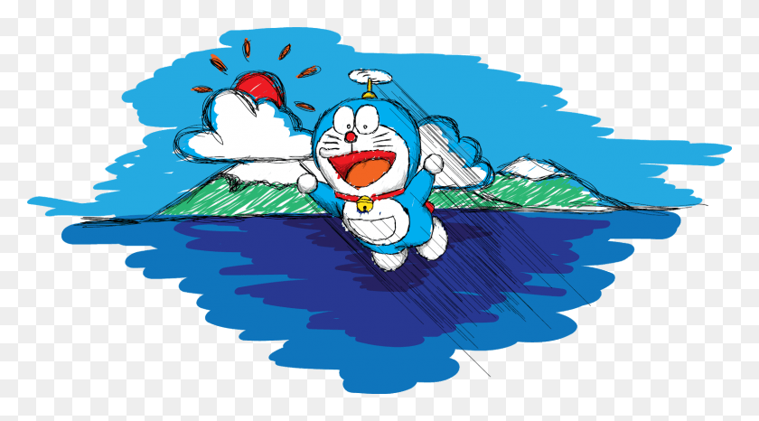 1600x833 Descargar Png Doraemon, Doraemon Japonés Hd Png