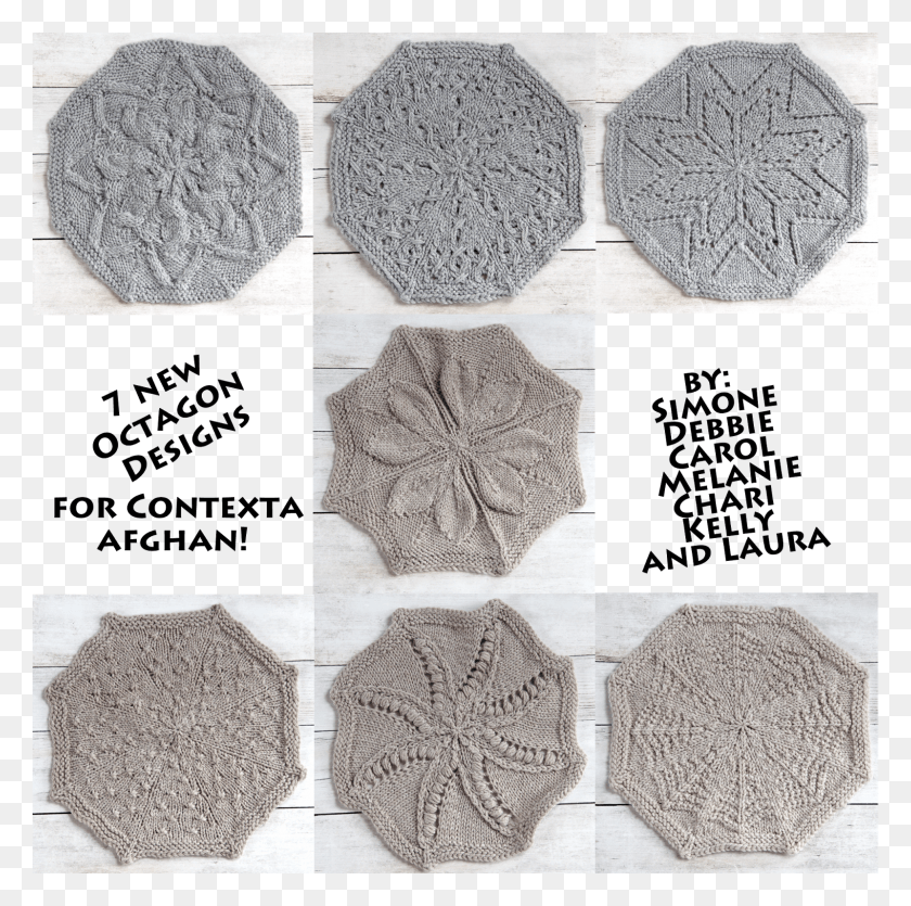 1600x1590 That Means That There Are Now 13 Contexta Octagon Designs Knitting, Rug, Rock, Gravel HD PNG Download