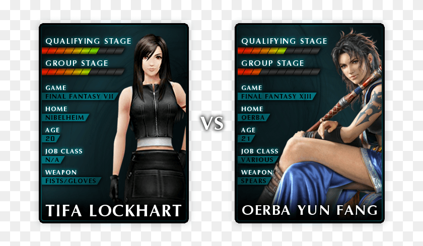 718x429 That One Is Currently Extremely Close Tifa Vs Aerith, Person, Human, Clothing HD PNG Download