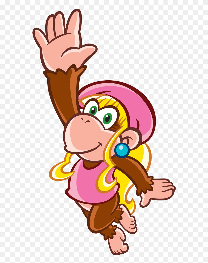 580x1004 That Rope Is Actually Part Of Cranky Kong39s Anatomy Kong Dixie, Food, Sweets, Confectionery HD PNG Download