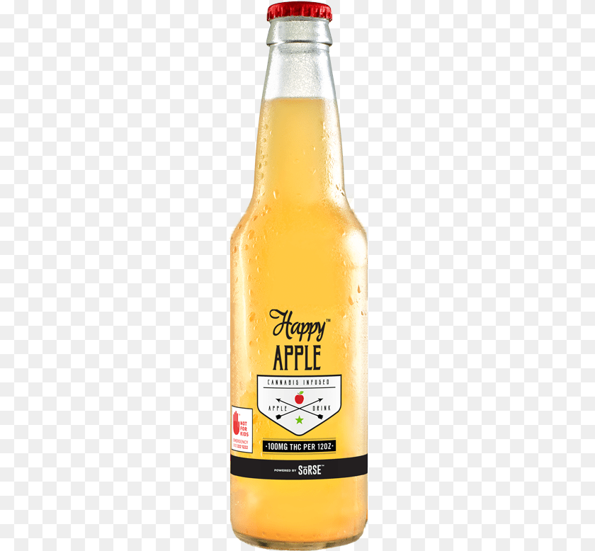 Thc Apple Cider, Alcohol, Beer, Beverage, Bottle PNG