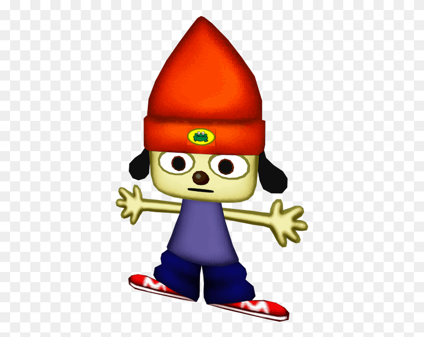 383x609 The 10 Cutest Video Game Characters In Gaming History Parappa The Rapper Dunkin Donuts, Toy, Pirate, Alien HD PNG Download