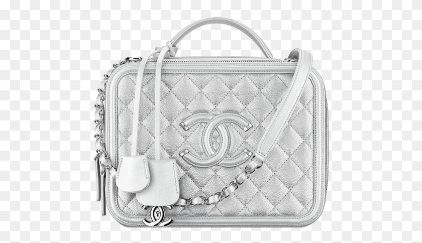 472x424 The 10 Most Amazing Chanel Bags To Lust After This Chanel Silver Vanity Case, Handbag, Bag, Accessories HD PNG Download