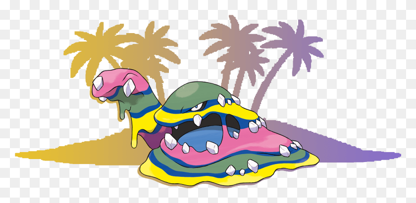 1771x797 The 10 Plagues Of Lillieth Muk Vs Alolan Muk, Icing, Food HD PNG Download