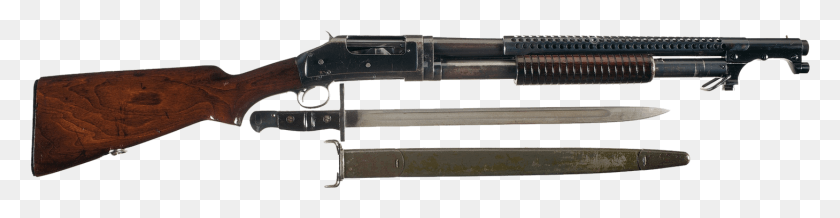 1459x297 The 1911 Must Be A Military Spec Model No Extended Winchester Model 1897 Trench, Weapon, Weaponry, Gun HD PNG Download