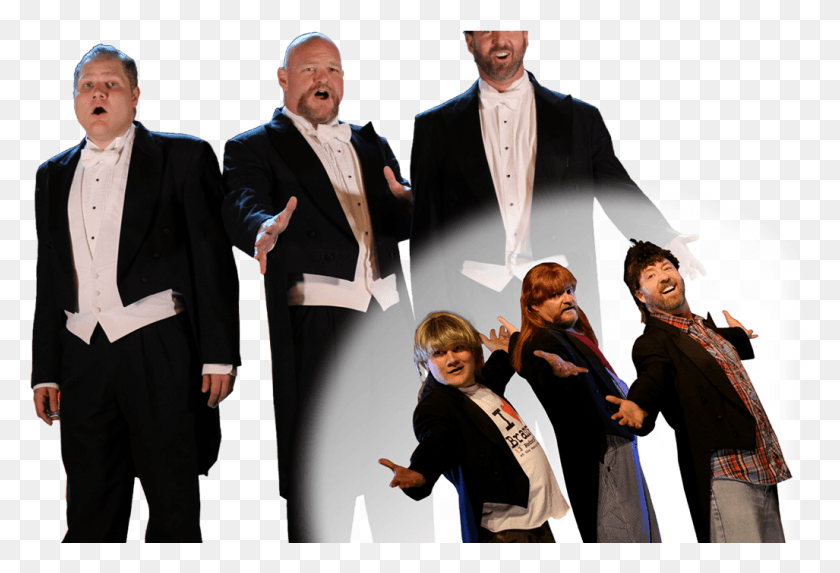 1027x676 The 3 Redneck Tenors Formal Wear, Clothing, Person, Sleeve HD PNG Download