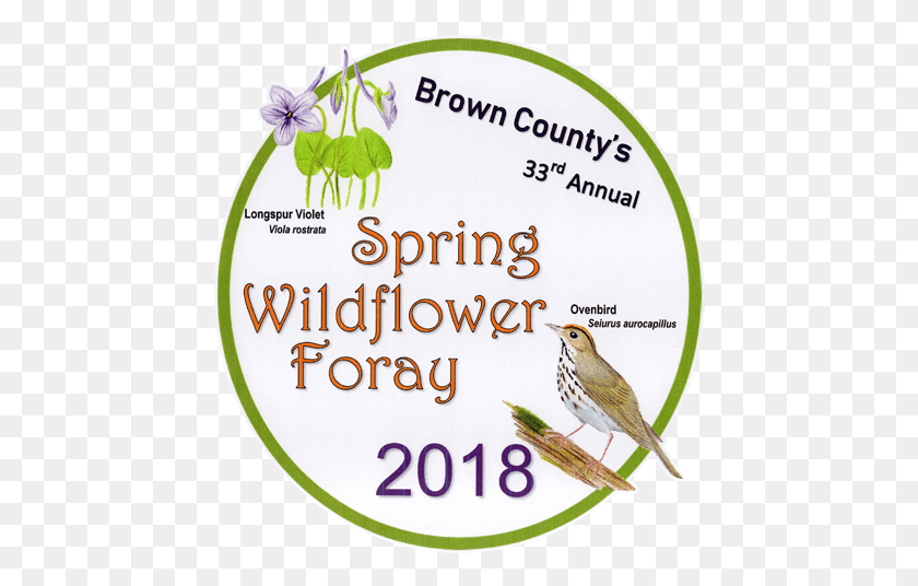450x476 The 33rd Wildflower Foray Will Be April 27 29 Bird, Animal, Anthus, Text HD PNG Download