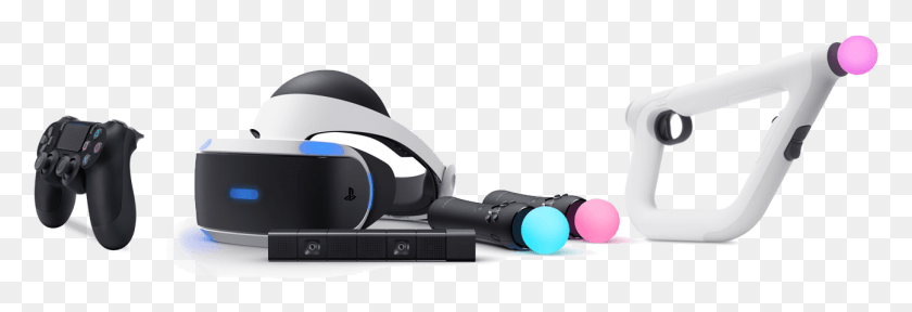 1294x379 The 3drudder Is Compatible With All Playstation Vr Playstation 4 Vr Set, Camera, Electronics, Light HD PNG Download