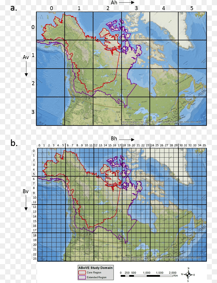 761x1093 The Above Reference Grid And Study Domain A The 240 Atlas, Chart, Plot, Map, Diagram Sticker PNG