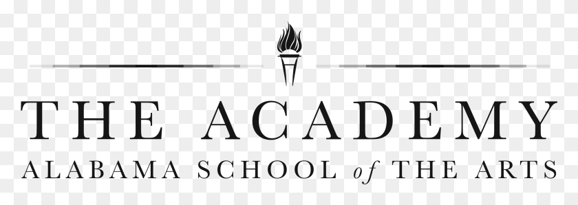 2592x794 The Academy At Alabama School Of The Arts Is An Extension Line Art, Light, Text, Torch HD PNG Download