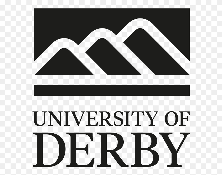 598x604 La Academia De Admisiones Trabajará De Cerca Con El Antiguo Logotipo De La Universidad De Derby, Texto, Alfabeto, Número Hd Png