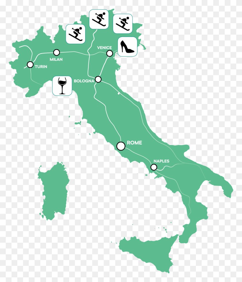 1226x1440 The Accessible Accommodation Prices Are Also Attractive Italy Map, Diagram, Plot, Atlas HD PNG Download