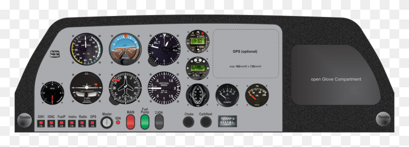 1850x578 The Airliner, Gauge, Wristwatch, Tachometer HD PNG Download