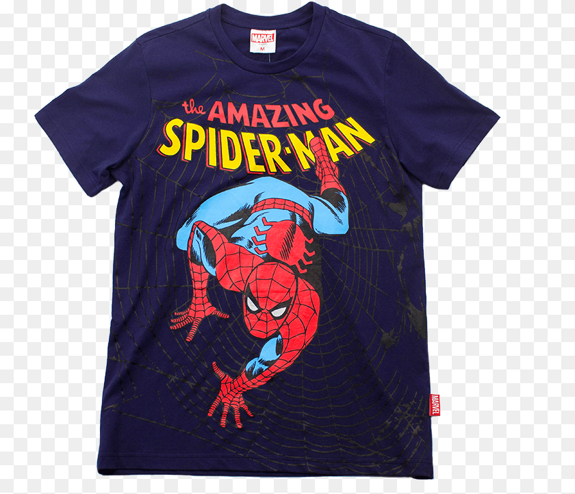 745x722 The Amazing Spiderman Characters Studio Secret Origins By Stan Lee, Clothing, Shirt, T-shirt, Person Sticker PNG