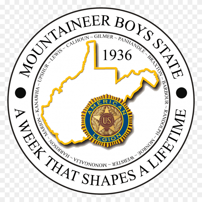 1024x1024 The American Legion Mountaineer Boys State Circle, Logo, Symbol, Trademark HD PNG Download